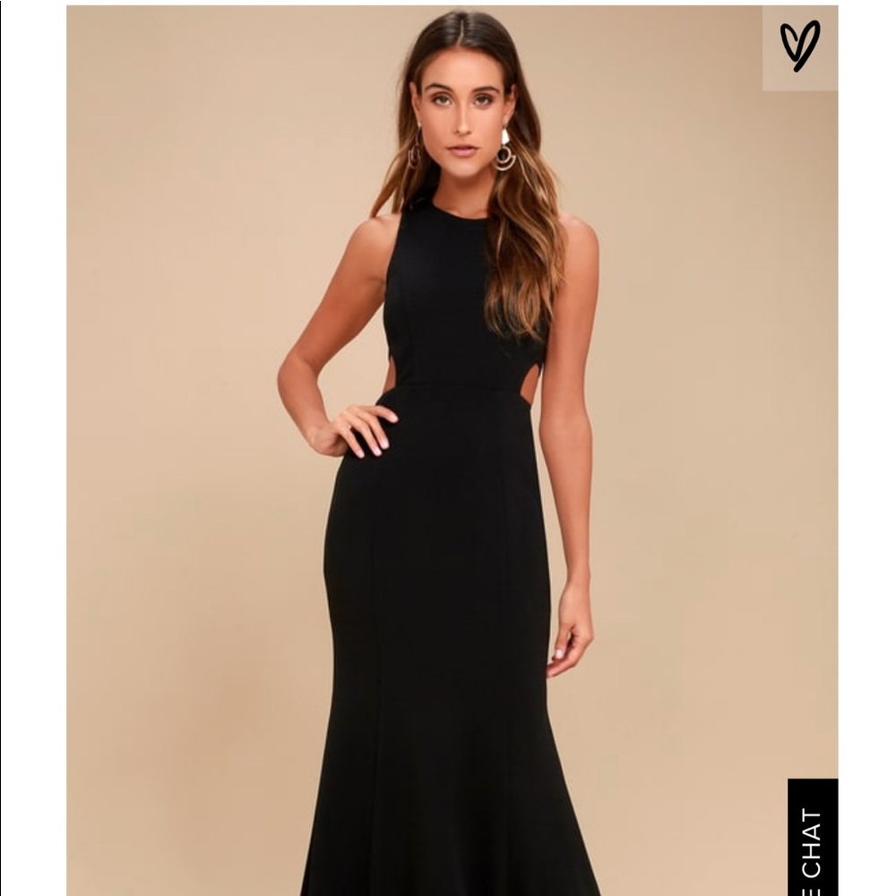 NWT Black Lulus Dress - Picture 3 of 4